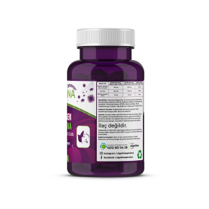 Algolina Collagen+Spirulina Tablet Takviye Edici Gıda -1260 mg 60 Tablets-(Kolajen Tip 123) (3 adet)