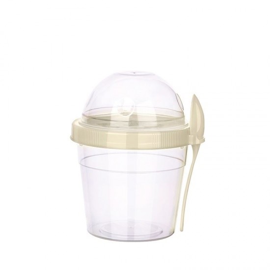 Titiz Take and Go Yogurt Muesli Container 500 ML + Spoon