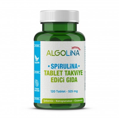 Algolina Spirulina Tablet 525 Mg -120 Tablet