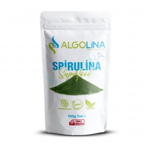 Algolina Spirulina Tozu 100 Gr (2 adet) - "Türkiye'nin İlk %100 Yerli Üretimi"